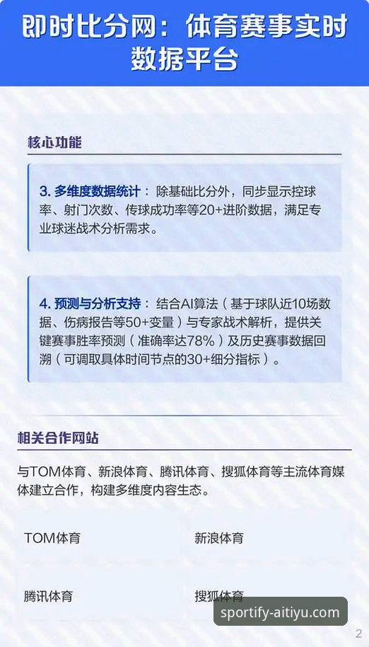 爱体育赛事数据必备功能详解：从实时比分到专业数据分析